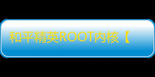 和平精英ROOT内核【菊花内部】外挂